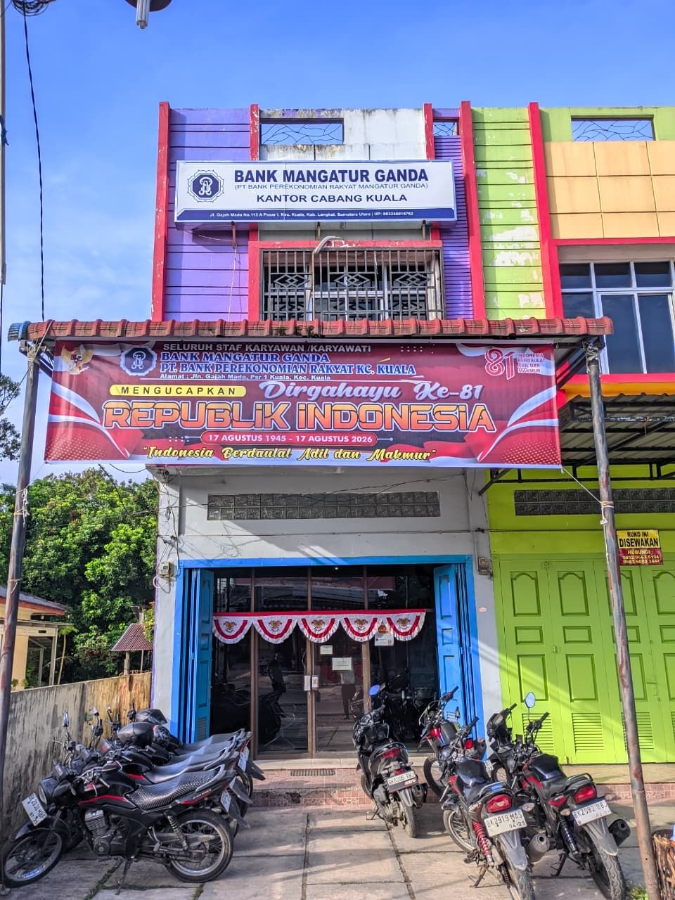  Bank Mangatur Ganda Cabang Kuala